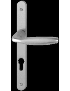 Poignée  8/92 sur plaque étroite Finition Inox coloris F9... 2