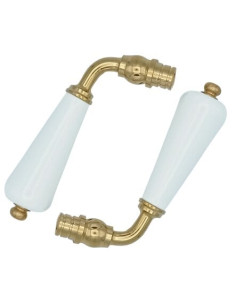 Béquille double porcelaine KAOLINE UCDA 2