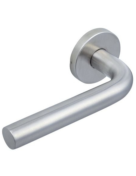 Béquille double inox sur rosace ligne LC Modèle LC1 - VACHETTE