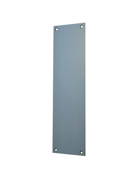 Contre plaque palière pour porte Finition argent - DUVAL