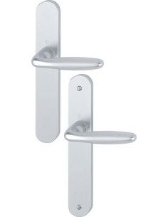 Ensemble Verona sur grande plaque Finition inox coloris...