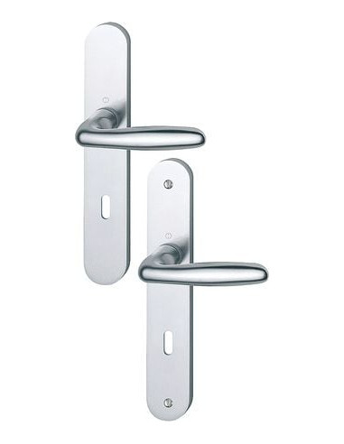 Ensemble Verona sur grande plaque Finition inox...