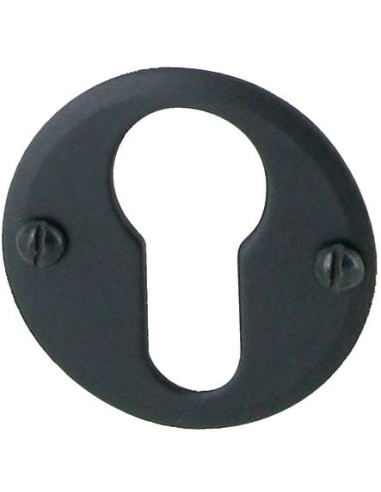 Rosace fer ronde Fer noir - BRIONNE