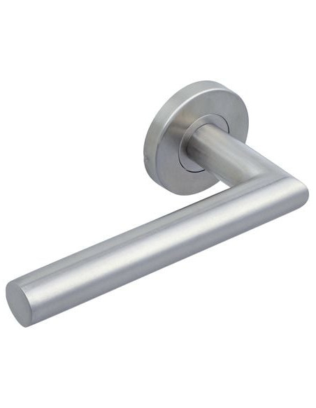 Béquille double inox sur rosace ligne LC Modèle LC2 - VACHETTE