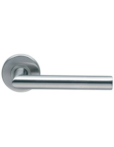 Béquille double inox sur rosace ligne 19 Modèle...