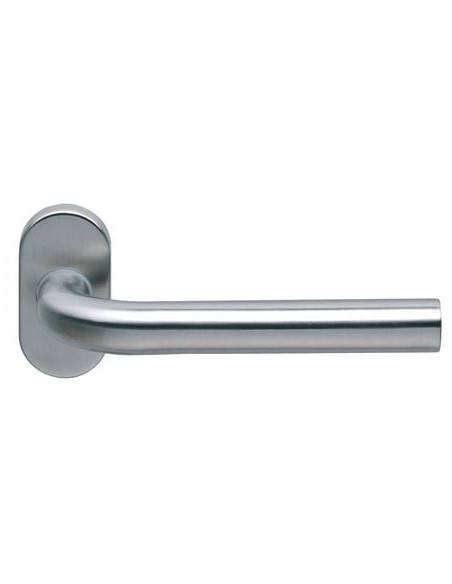 Béquille double inox sur rosace ovale EST Modèle EST ZG 21 - NORMBAU ALLEGION