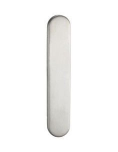 Plaque simple inox ELA Finition inox brossé - OPENLINE