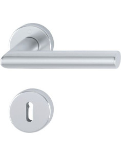 Ensemble Amsterdam sur rosace Finition Inox coloris F9 -... 2