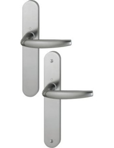 Ensemble Atlanta sur grande plaque Finition Inox coloris...