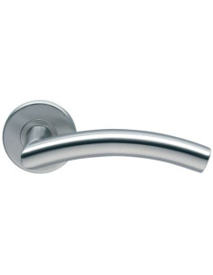 Béquille double inox sur rosace ligne 19 Modèle U 19 -... 2