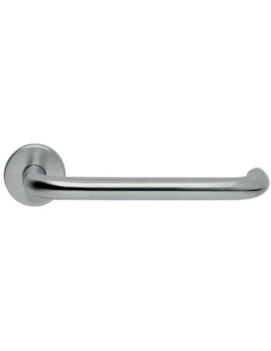 Béquille double inox sur rosace ligne 19 Modèle...