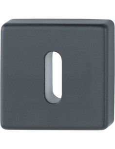 Rosace carrée 843KS Finition coloris Noir Mat F9714M - HOPPE 2