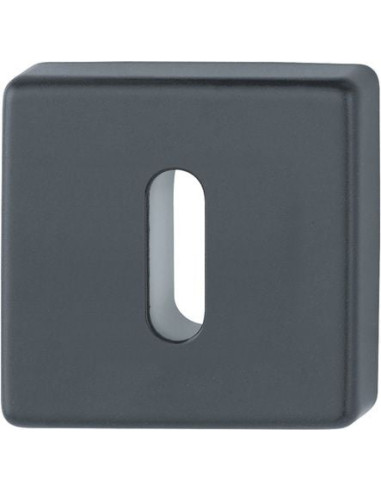 Rosace carrée 843KS Finition coloris Noir Mat...