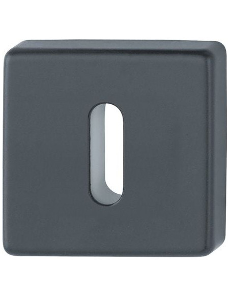 Rosace carrée 843KS Finition coloris Noir Mat F9714M - HOPPE