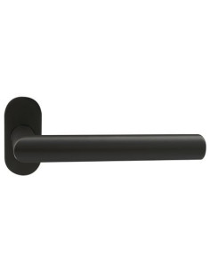 Béquille double inox série L sur rosace ovale Modèle L 44 2