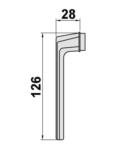 Béquille simple Minéral Finition Argent F1 -...