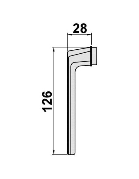 Béquille simple Minéral Finition Argent F1 - OPENLINE