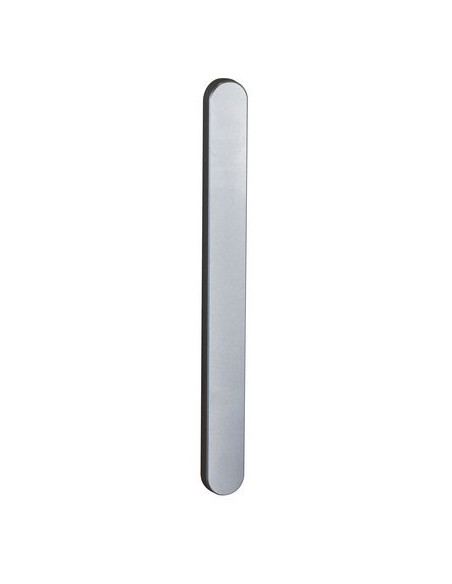 Plaque simple étroite 24 mm Minéral Finition Argent F1 - OPENLINE