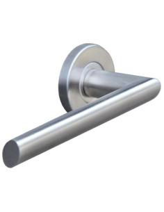 Béquille double inox sur rosace ronde EST Modèle ZG...