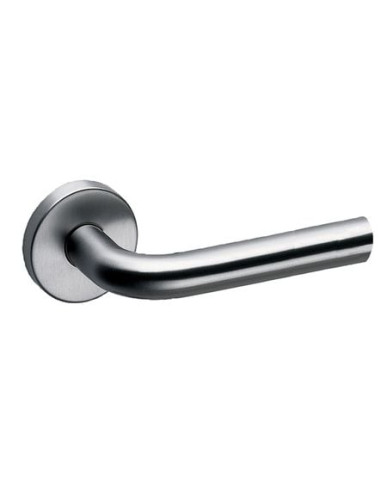 Béquille double inox sur rosace ronde EST...
