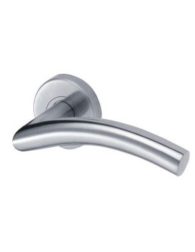 Béquille double inox sur rosace ligne Linox...