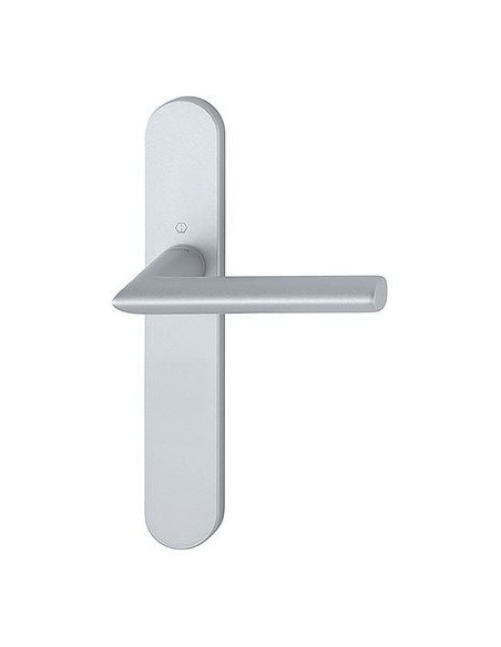 Ensemble Stockholm sur grande plaque Finition inox coloris F9 - HOPPE