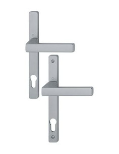 Ensemble Toulon 8/92 sur plaque étroite Finition inox...