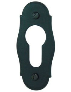 Rosace fer oblong Shérardisé patiné - BRIONNE