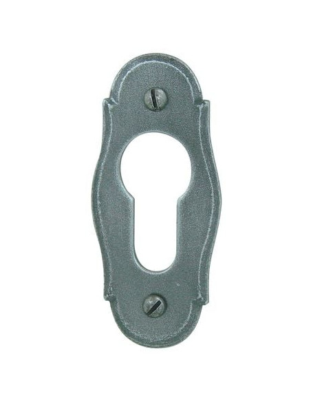 Rosace fer oblong Shérardisé patiné - BRIONNE