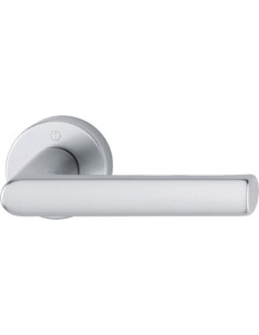 Ensemble HAMBURG sur rosace Finition Inox coloris F9 - HOPPE
