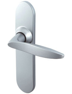 Ensemble sur petite plaque Twist Finition chromé velours...