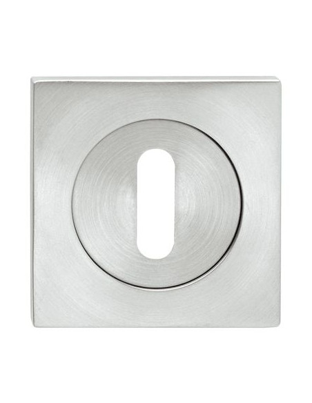 Ensemble inox Seattle sur rosace carrée Finition inox satiné - KARCHER DESIGN