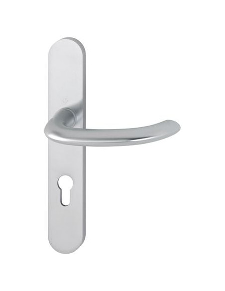 Ensemble Marseille sur grande plaque Finition argent coloris F1 - HOPPE
