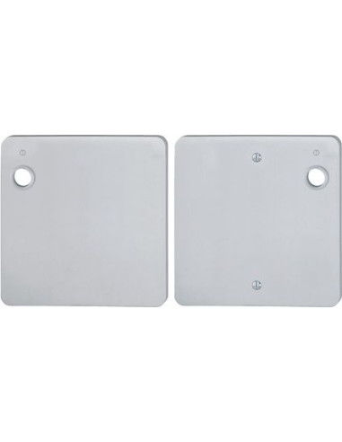 Plaque de forme aluminium carrée HOPPE