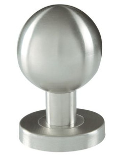 Bouton simple fixe inox série L Modèle L 55 C