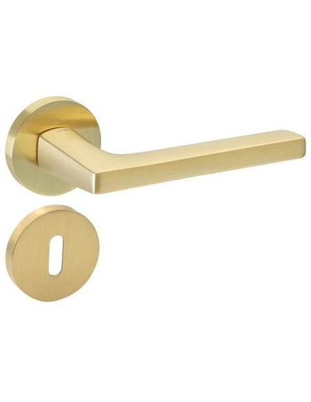 Ensemble laiton sur rosace Log.gic Finition Bronze mat - GROEL