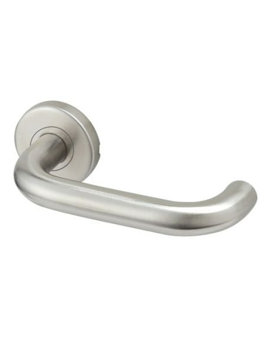 Béquille double inox sur rosace ligne Linox...