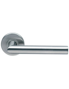 Béquille double inox sur rosace ligne 19 Modèle L 19 -...