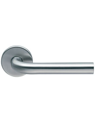 Béquille double inox sur rosace ligne 19 Modèle...