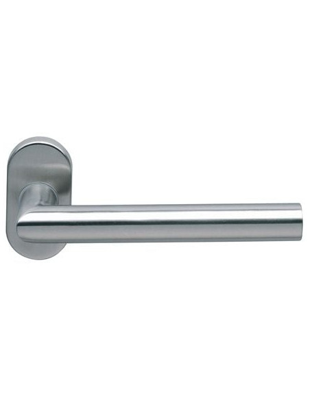 Béquille double inox sur rosace ovale EST Modèle EST ZG 51 - NORMBAU ALLEGION