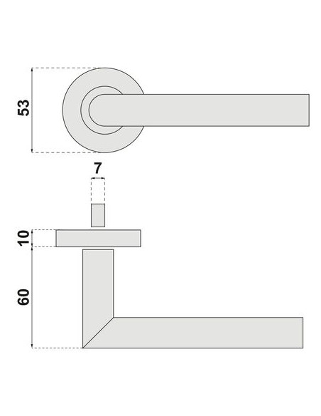 Béquille double inox SJ33 OPENLINE
