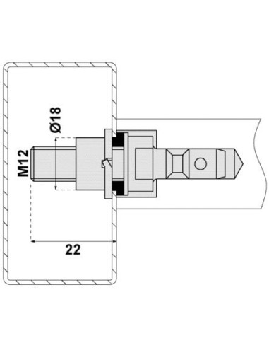 Kit de montage MU 1.3G NORMBAU ALLEGION