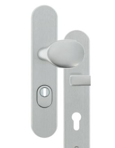 Ensemble sur plaque blindée Minéral Finition aspect inox... 2