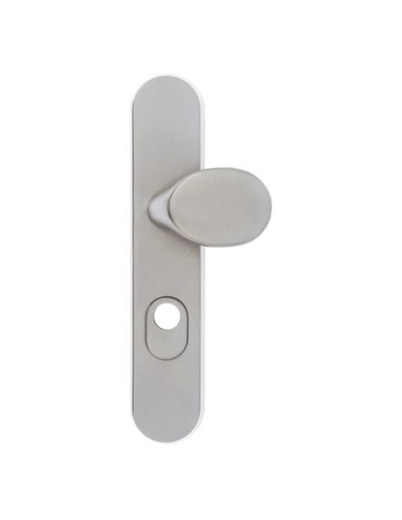 Ensemble sur plaque blindée Minéral Finition aspect inox - OPENLINE