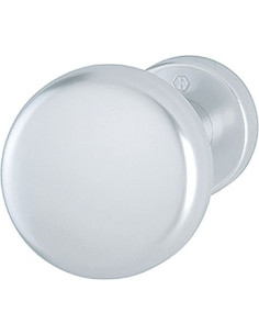 Bouton fixe de porte aluminium HOPPE