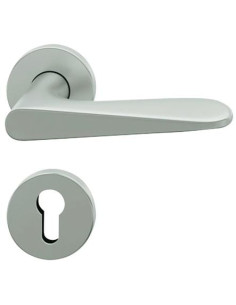 Ensemble 1144 ASL sur rosace ronde Finition aluminium...