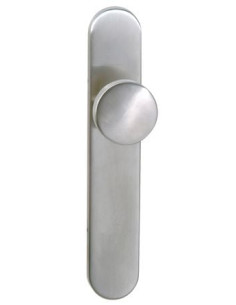 Ensemble sur plaque inox L 56 bouton tournant