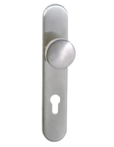 Ensemble sur plaque inox L 56 bouton tournant 2