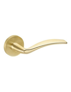 Ensemble laiton sur rosace Soft Finition chromé / chromé...