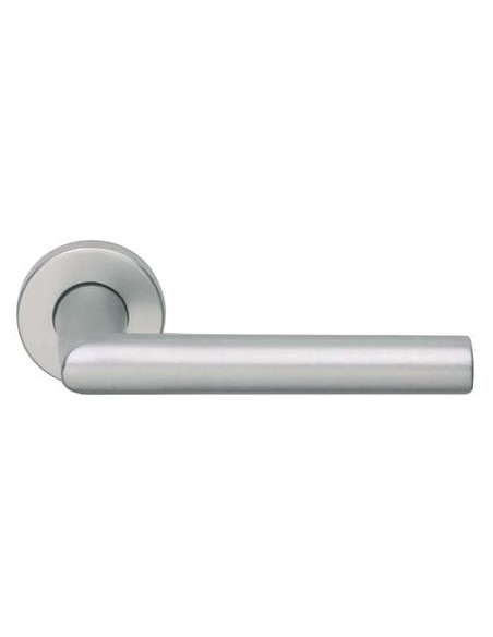 Béquille double sur rosace 190 Finition argent - GHIDINI